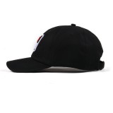 Custom baseball cap small embroidery black unstructured dad hats