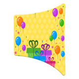 top selling photography kiosk backwall c shape photo booth backdrop