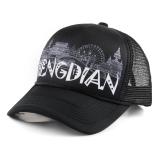 Wholesale 5 panel screen print rope trucker cap with string