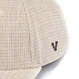 High quality custom metal plate logo luxury women fashion baseball cap 6 panel