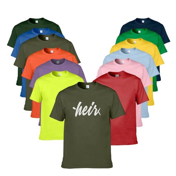 180gsm 100% Cotton Casual Oversized Custom Unisex Tshirt Plus Shirt