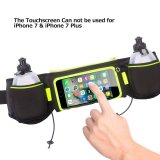 Hot sale reflection waist bags runners waterproof phone bag belt bumbag sports men women running belt with water bottle