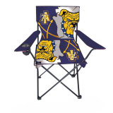 Design custom logo foldable camping beach chair with armrest