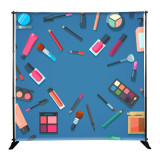 High quality printing fabric telescopic frame stand foldable photo booth backdrop