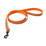 Orange Red Durability Waterproof Pet Lead Chain Easy Clean Visible Reflective Dog Collar & Leash
