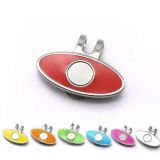 Hot Sale Oval Shaped Steel Magnetic Golf Hat Clip