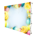 High quality custom aluminum frame portable promotion exhibition stand pop up display