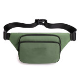 Men's Nylon Korean Casual Men and Women Chest Bag Sports Canvas Shoulder Cross-body Cag Wholesale