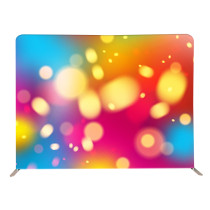 New Design Decoration Custom Printed Logo Portable Stage Popup straight Backdrop For Event