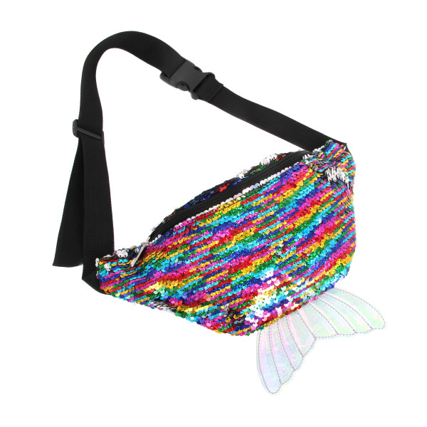 Custom fashion kids belt waist purse fish design waterproof cute fanny pack outdoor running waist belt bag