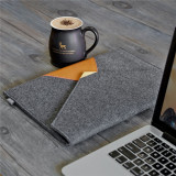 Envelope Design Slim 13.3 inch Felt Laptop Bag With Mouse Charger Pouch Bag for macbook pro Retina