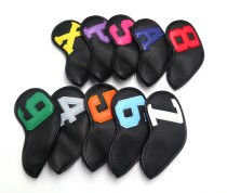 10PCS High Quality Golf Club Covers Custom Head Cover for Golf Iron