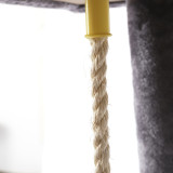 Cat Furniture Club House Condo Perch Playground Rotatable Clean Big Self Rotating Gym for Cats Tree