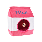 Food Shape Warm Dog Cat Bed Cozy Pet House With Hanging Toy And Soft Cushion