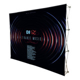 top selling folding 3x3 straight tradeshow stand fabric pop up display
