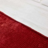 Elegant Embossed Solid Super Soft Warm Luxury Microfiber Sherpa Throw Fleece Blankets