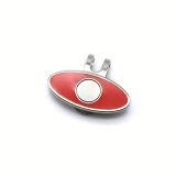 Hot Sale Oval Shaped Steel Magnetic Golf Hat Clip