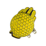 High Quality Blue/Yellow/White Glove-shaped Steel Golf Magnetic Hat Clip