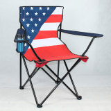 chilly germany material camping beach black steel folding chair with carrying bag
