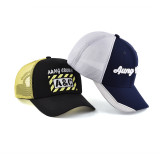 OEM Custom Design Your Own Logo Trucker Baseball Cap,Cotton 5 Panel Mesh Snap Back,Men 3D Embroidered Patch Bulk Trucker Hat