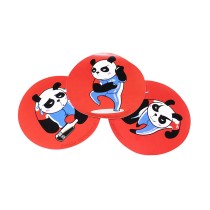 custom travel cut gummy planner sheet teddy we bear care wall PVC die cut panda bear stickers
