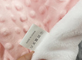 Baby  30 x  40 Mink Dot blanket  Baby Blanket Super Soft Plush with Double Layer Dotted Backing