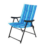 folding metal frame leisure chair,outdoor metal chairs with cushions