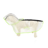 Portable wholesaledog clothing pet clothes, outdoor transparent waterproof pet dog raincoat