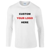 Promotional Graphic Top T-Shirt Fitted Long Sleeve Polo Shirt