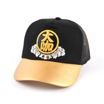 Wholesale 3d puff two tone adjustable mesh baseball trucker cap