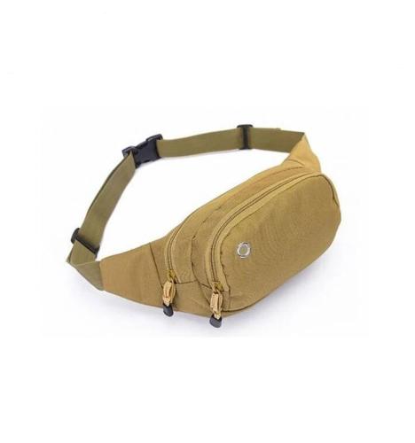 New fashion durable camo canvas polyester waist bag for men travel waist bag