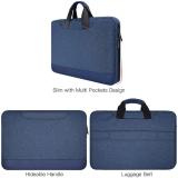 11.6 13 Inch Laptop Bag Men Women Travel Briefcase with Organizer Waterproof Laptop Sleeve for Surface Pro 6/5/4