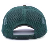 Fashion Sport 5 Panel  Embroidery Camo Trucker Mesh Cap
