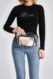 Custom Printed Waterproof Transparent Clear PVC Fanny Pack Waist Bag