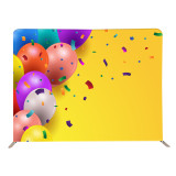 New Design Decoration Custom Printed Logo Portable Stage Popup straight Backdrop For Event