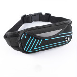 Hot selling waterproof sport running waist bag fashion fanny pack with earphone hole