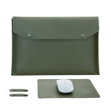 Custom PU Leather Computer Laptop Bag Laptop Sleeve Compatible 12 13.3 15.6 16 Inch Mac Book Air/Pro
