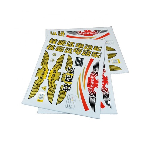 OEM design motorcycle sticker and tricycle sticker design decals