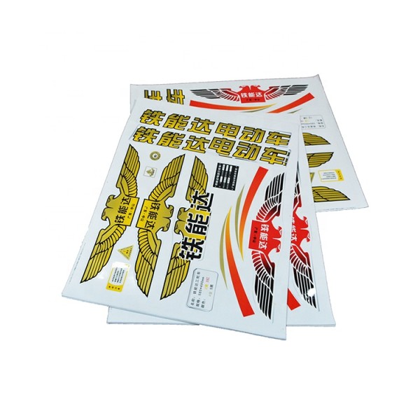 OEM design motorcycle sticker and tricycle sticker design decals