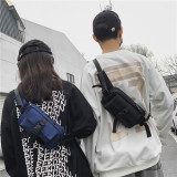 Custom Logo Casual Chest Bags Fashion Travel Designer Fanny Pack Custom Print Men Funny Waist Bag With Zipper Pocket