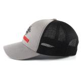custom made raised embroidery mesh hat/trucker hats 6 panel 3d logo