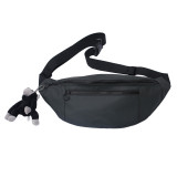 Custom logo acceptable wholesale fashion adjustable belt travel sport unisex canvas fanny pack men Messenger Bag hip bag