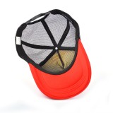 cheap promotional cotton no logo plain trucker mesh cap