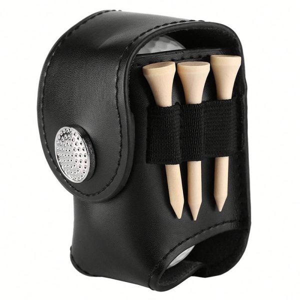 High Quality Leather Mini Pocket Golf Pouch Bag