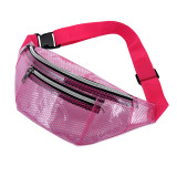 Wholesale Customizable Waterproof Cute Transparent pvc Belt Bag Clear Fanny Pack Waist Bag