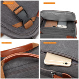 Multi-Functional Convertible Messenger Business Briefcase Shoulder Bag Laptop Case with Handbag