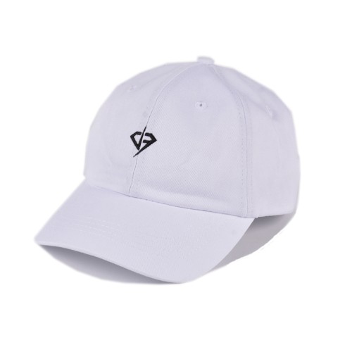 Custom fashion 3D embroidery white dad hat