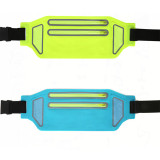 Sport waist bag spandex soft skin-friendly waterproof couples outdoor waist bag jogging cycling marathon waist bag