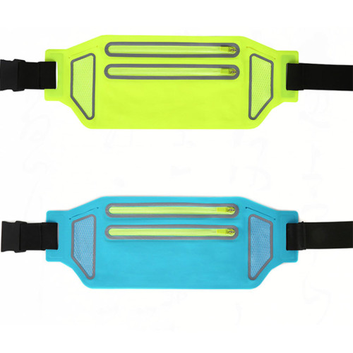 Sport waist bag spandex soft skin-friendly waterproof couples outdoor waist bag jogging cycling marathon waist bag