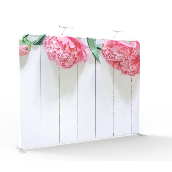 Telescopic backdrop stand for trade show modular wall exhibition pipe and drape trade show